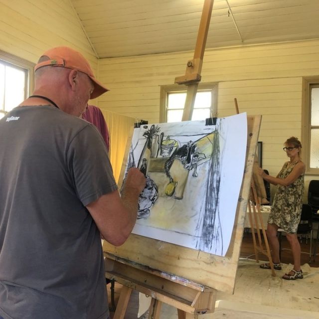 2 day Intensive in Expressive Abstract painting Summer School - Places still available! 18th/19th January, 10-3.30pm. 
This fun and challenging workshop is aimed at adult students who wish to understand techniques in abstraction, composition, brush mark and use of colour. This workshop is for students with some experience. To learn more and book in go to the link in the bio.