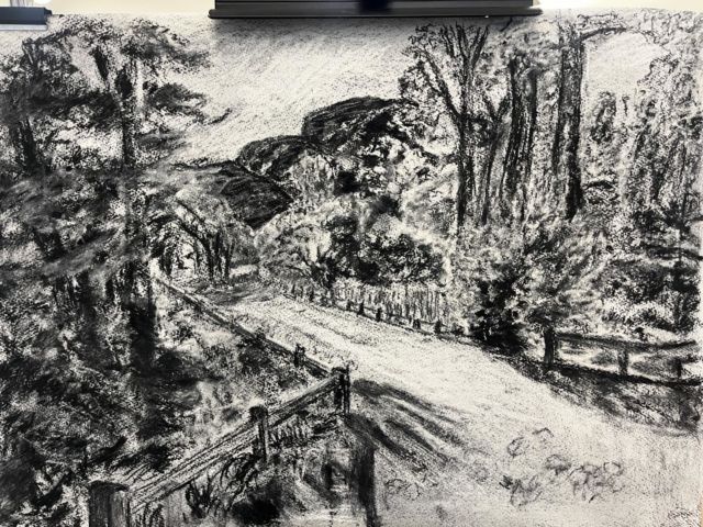 Wonderful drawing workshop yesterday with inspired students drawing landscape with charcoal and chalk pastel. Next Sunday workshop Introduction to painting landscape 19th May. All details in the website in bio.